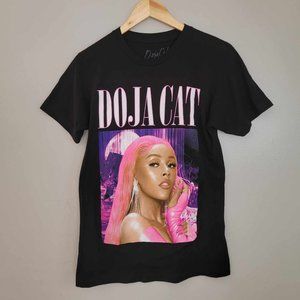 Doja Cat Hot Topic Size Medium T-Shirt Black Short Sleeve Graphic Tee